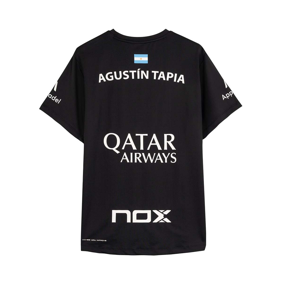 T-shirt Nox AT10 Agustín Tapia Bianco