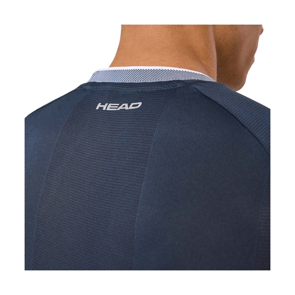 T-Shirt Head Performance Bianco / Navy