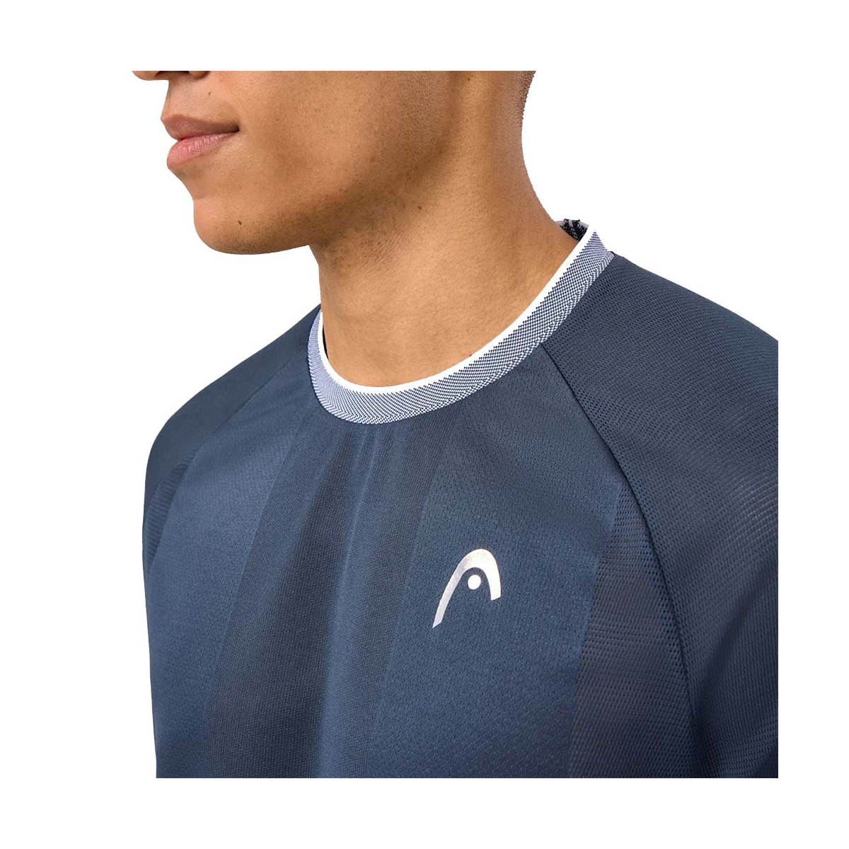 T-Shirt Head Performance Bianco / Navy