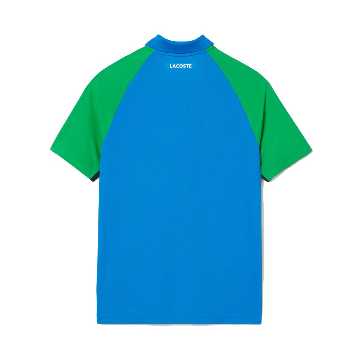 Polo Lacoste Tennis Color-Block Ultra Dry Blu/Verde