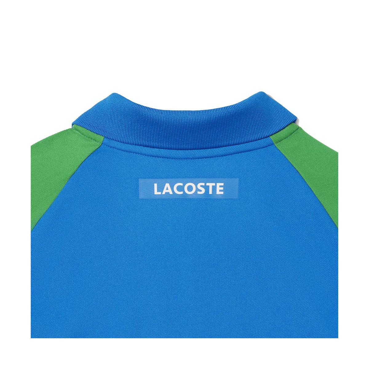 Polo Lacoste Tennis Color-Block Ultra Dry Blu/Verde
