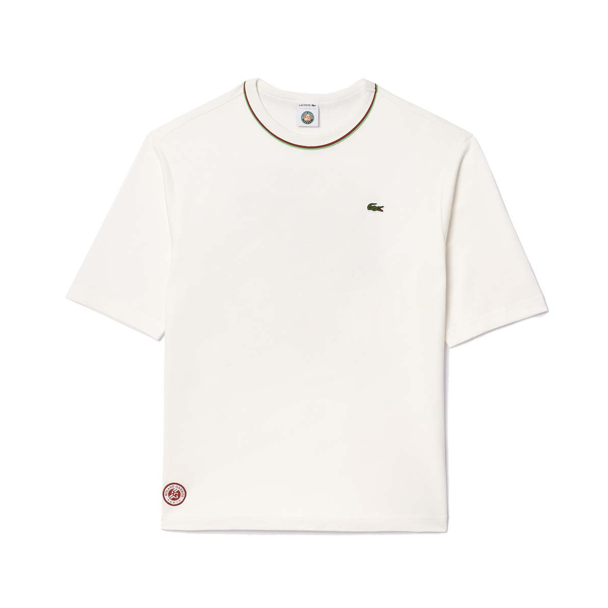 T-shirt Lacoste Sport Roland Garros Arancione