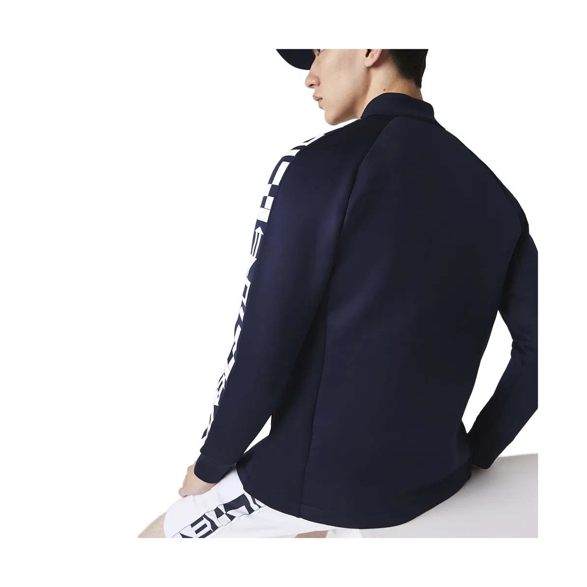 Giacca con zip Lacoste Tennis Sportsuit Blu navy