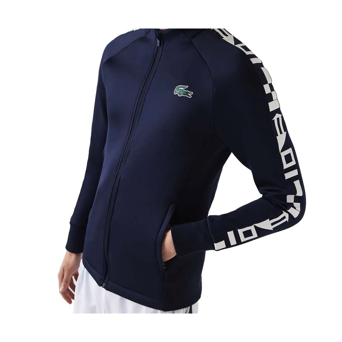 Giacca con zip Lacoste Tennis Sportsuit Blu navy