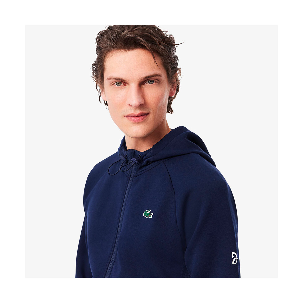 Giacca con zip Lacoste Roland Garros Blu navy
