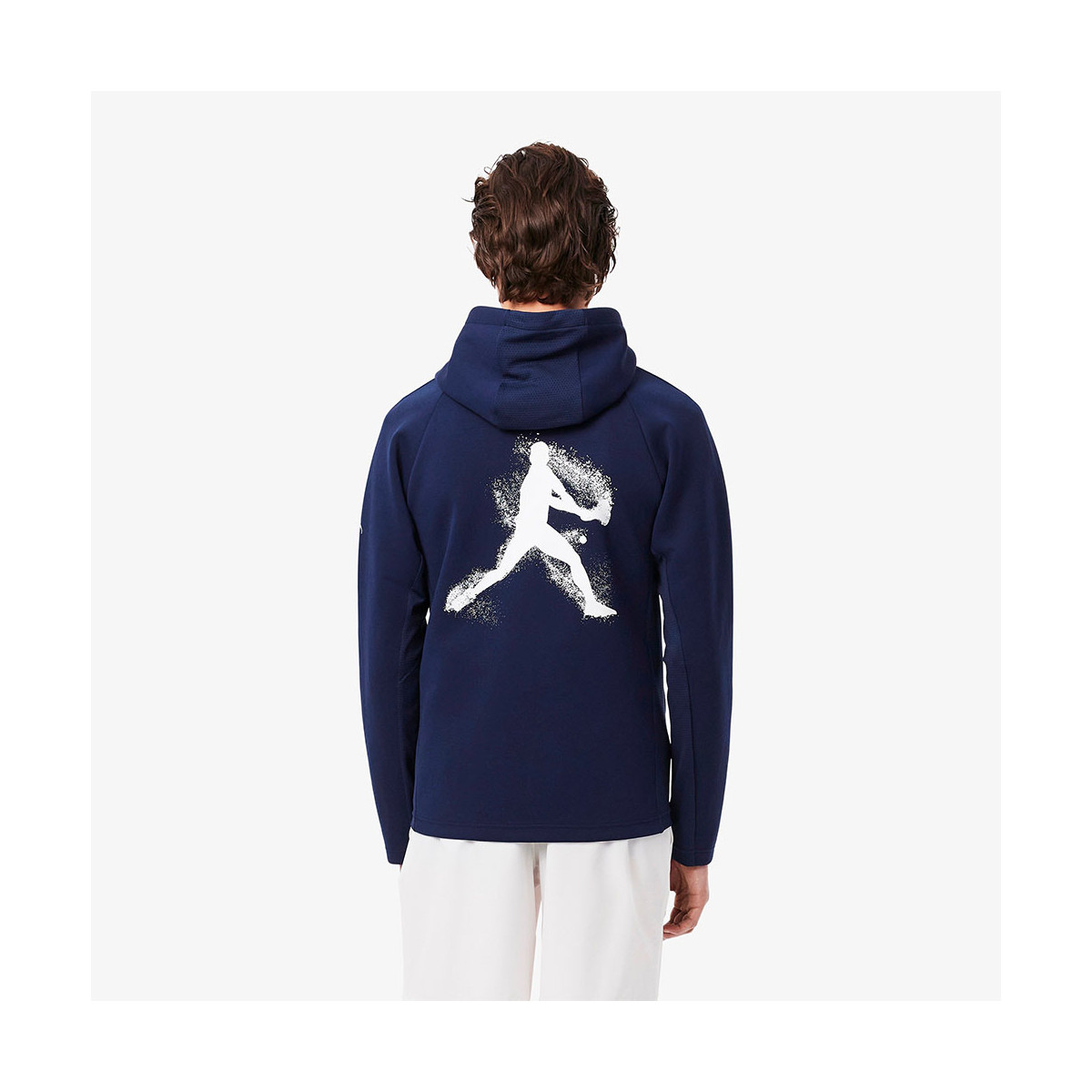 Giacca con zip Lacoste Roland Garros Blu navy