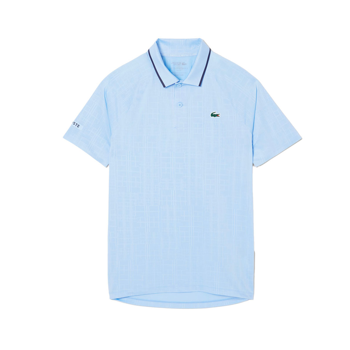 Polo Lacoste Tennis Novak Djokovic In Campo Nero