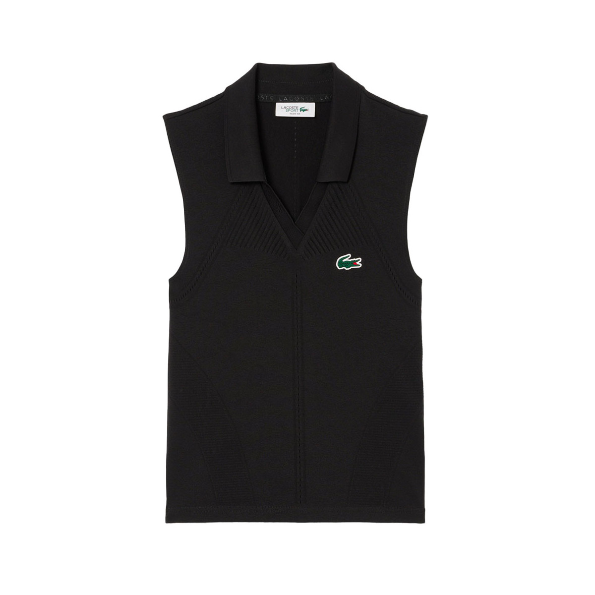 Polo Donna Lacoste Sleeveless Blu