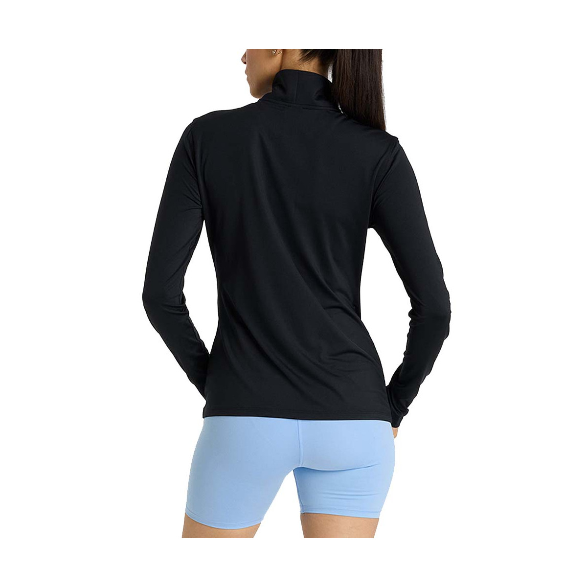 T-shirt a maniche lunghe Mouratoglou Bambina Nera