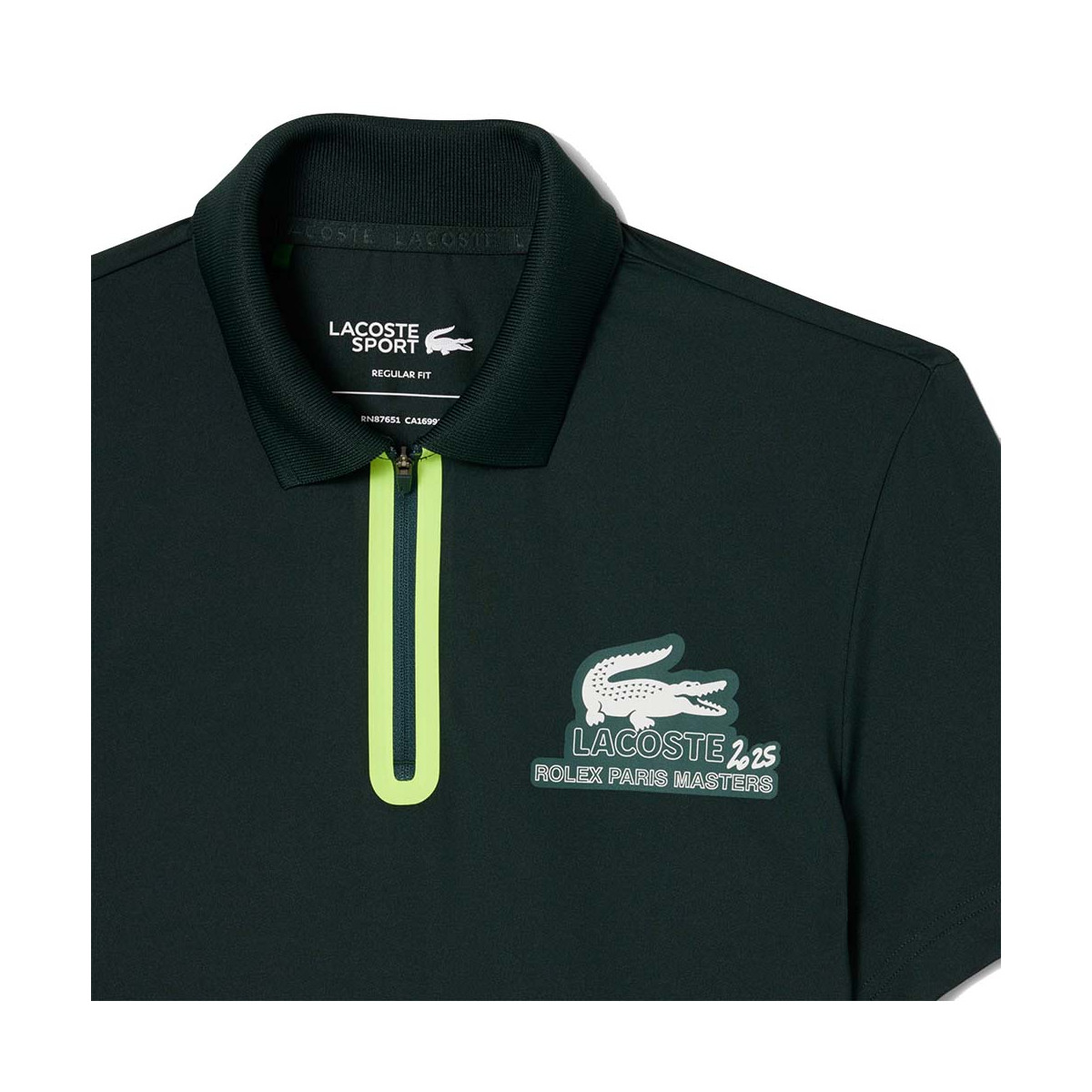 Polo Lacoste Tennis Melbourne Daniil Medvedev Verde