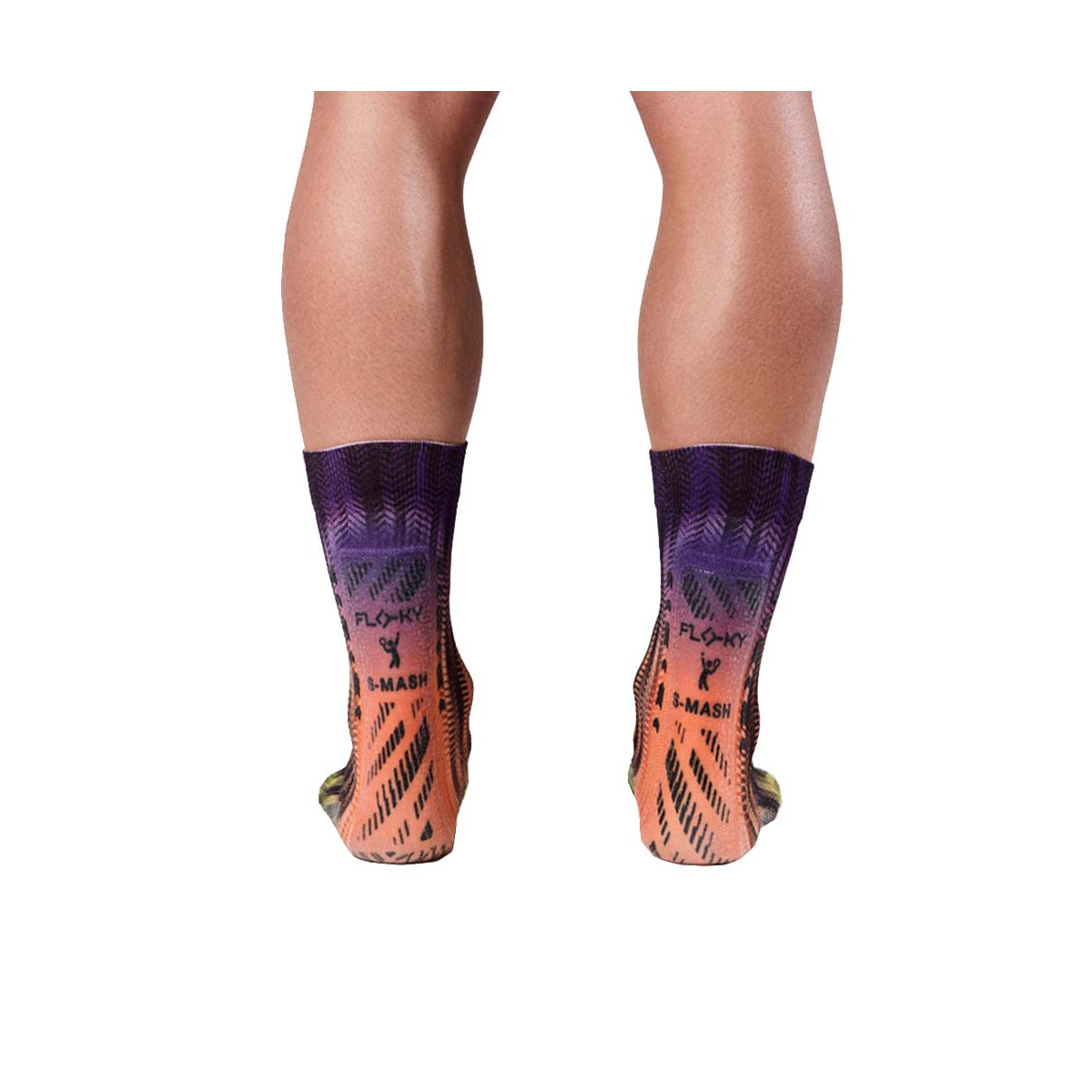 Calzini a compressione Floky S-MASH 3D FANTASY Rio Blu / Arancio