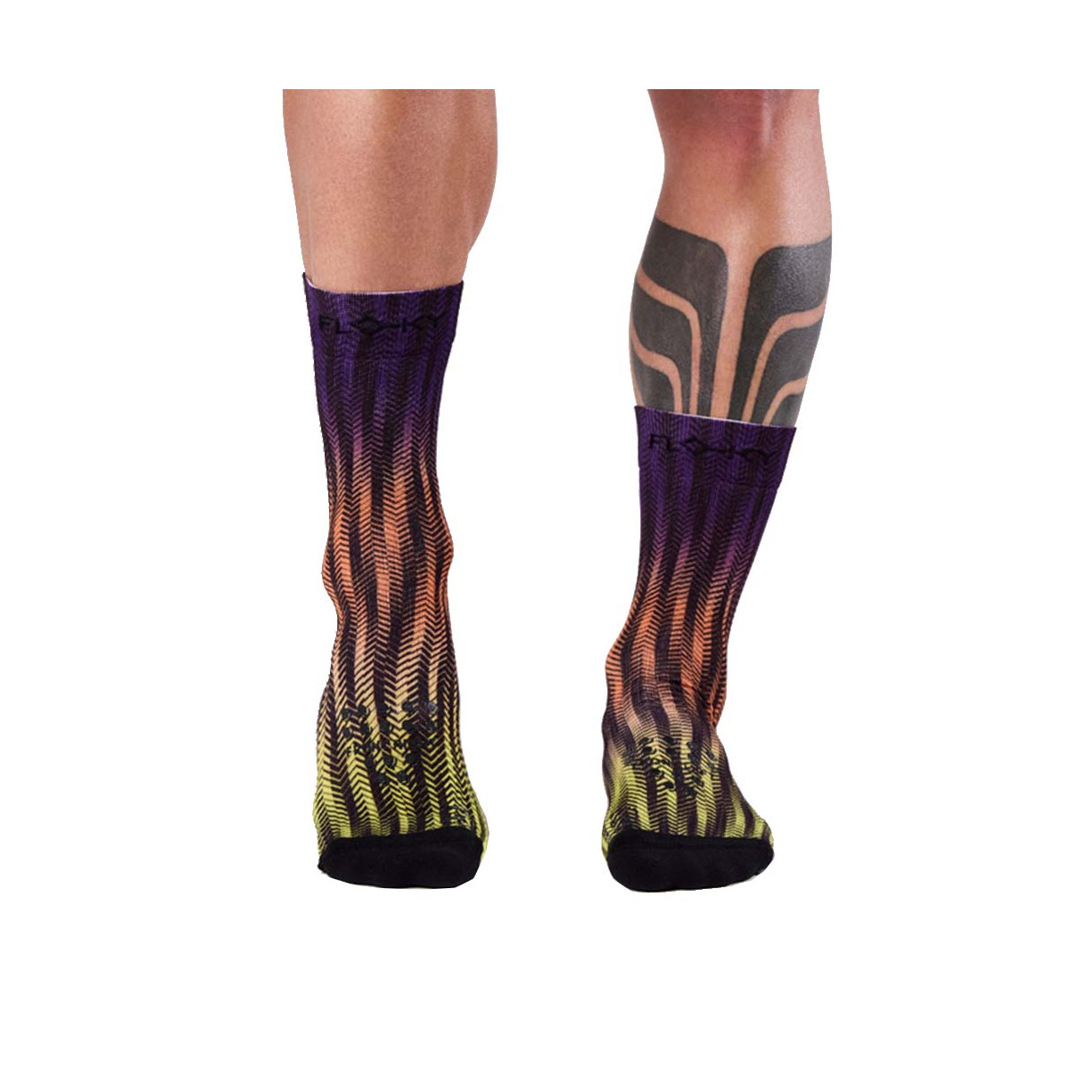Calzini a compressione Floky S-MASH 3D FANTASY Rio Blu / Arancio
