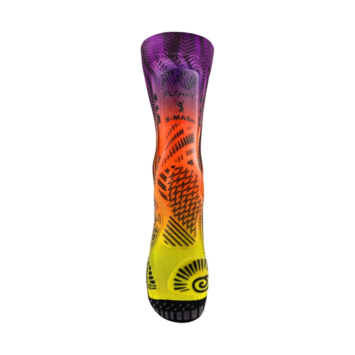 Calzini a compressione Floky S-MASH 3D FANTASY Rio Blu / Arancio