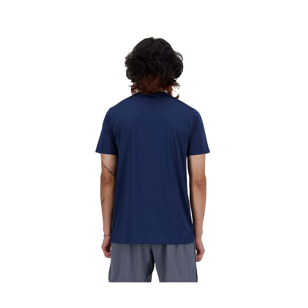 T-shirt New Balance Essentials Grigio blu
