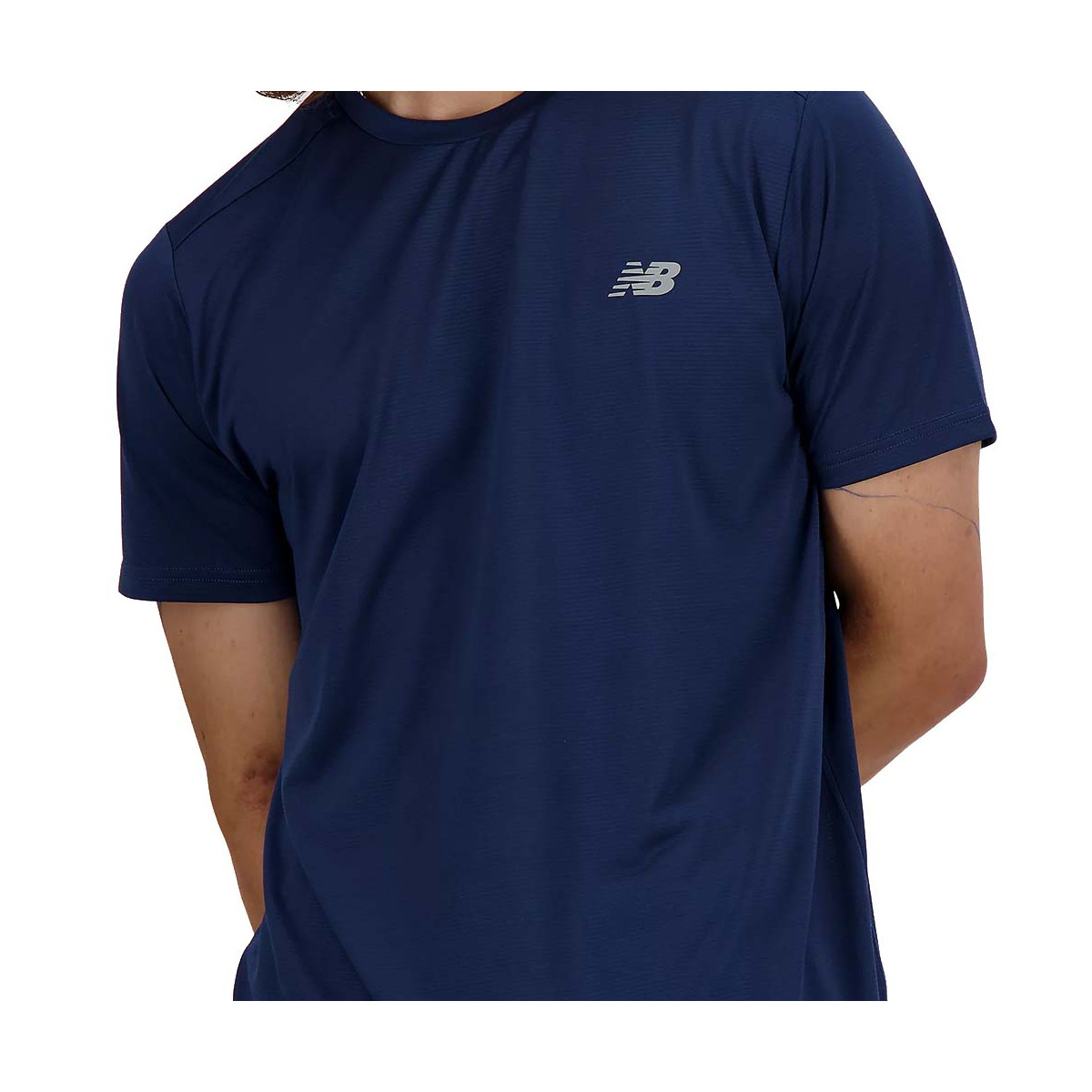 T-shirt New Balance Essentials Grigio blu