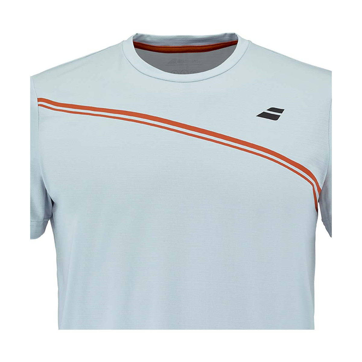 T-Shirt Babolat Play Crew Neck Junior Bianco / Blu