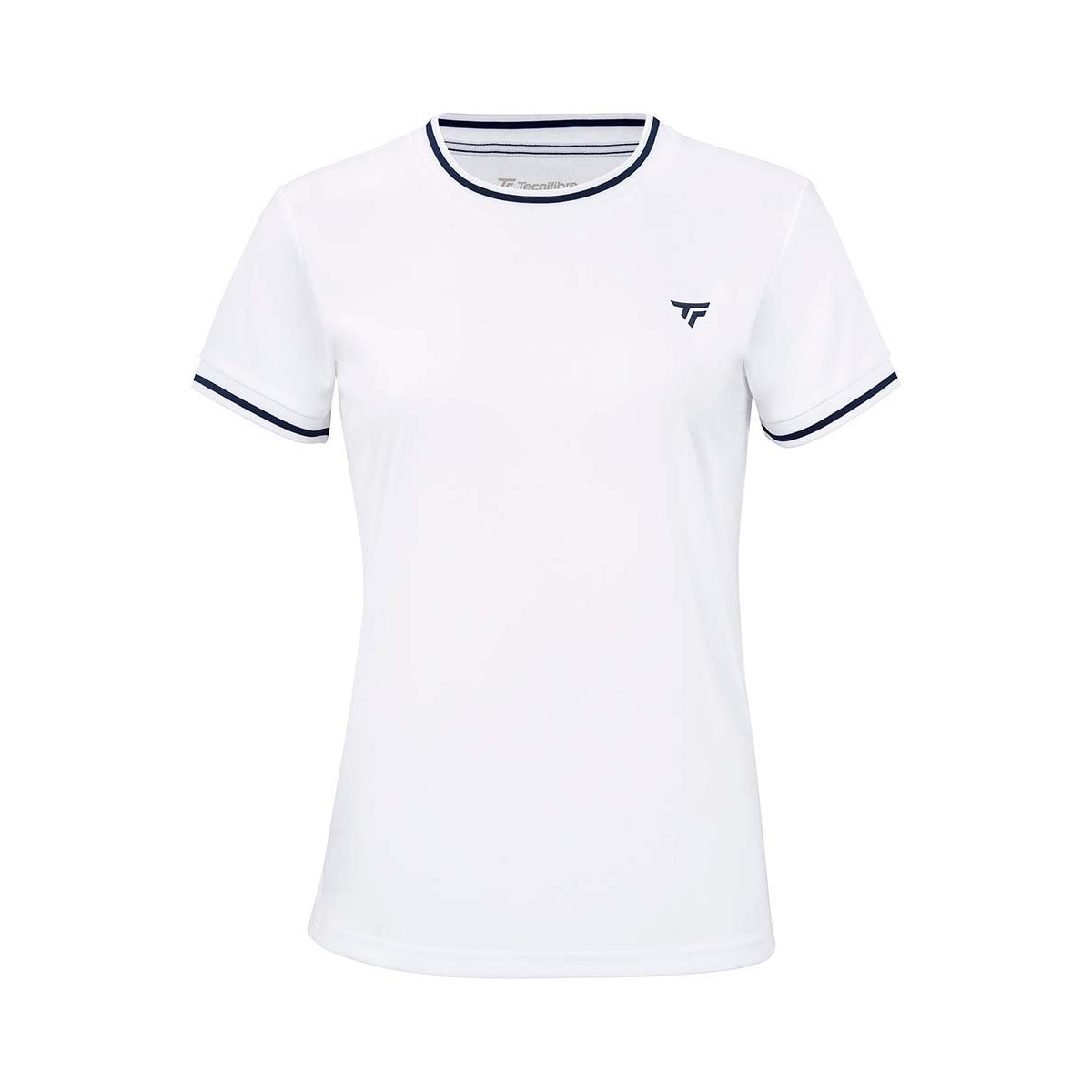T-Shirt Tecnifibre Team Tech Donna Bianco per Padel