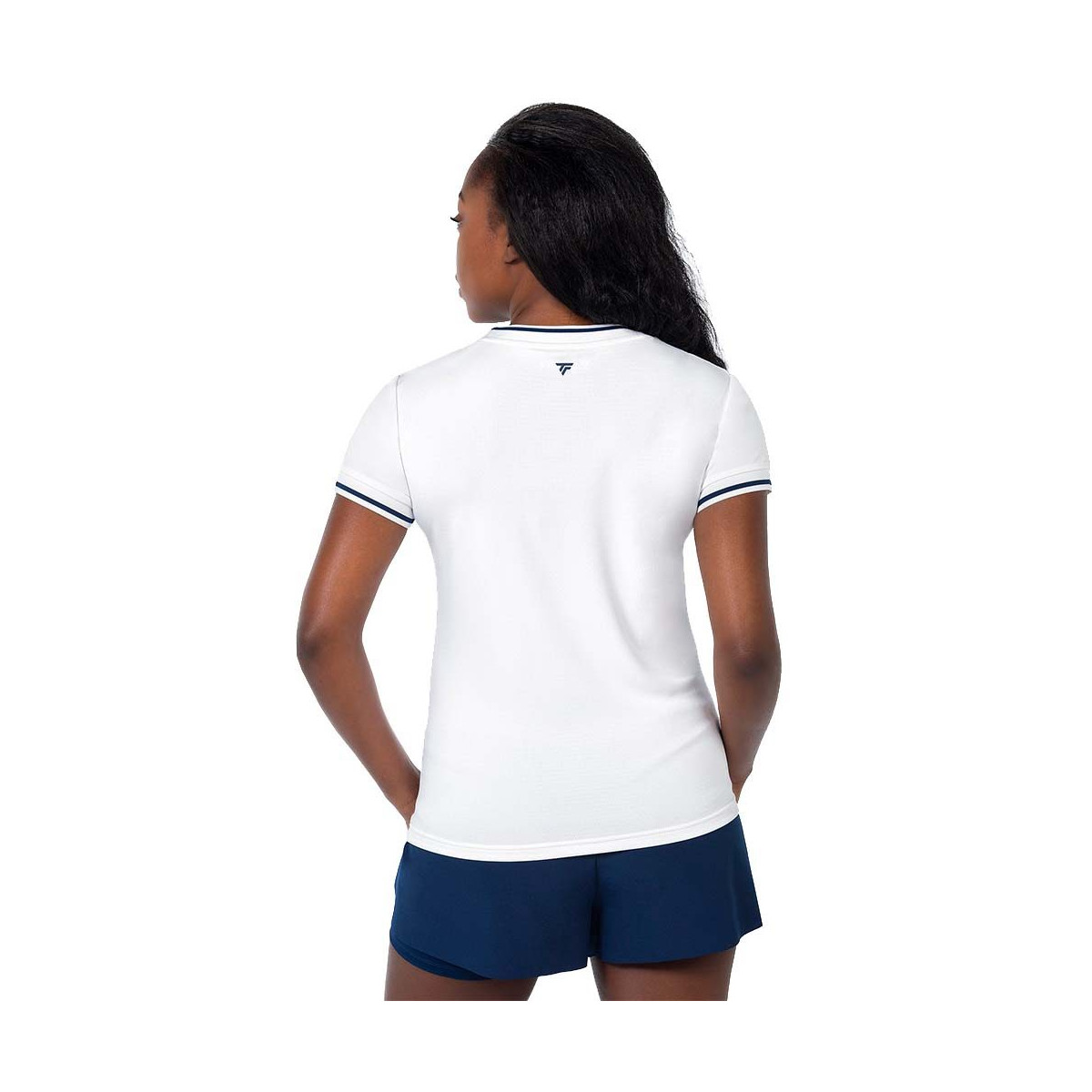 T-Shirt Tecnifibre Team Tech Donna Bianco per Padel