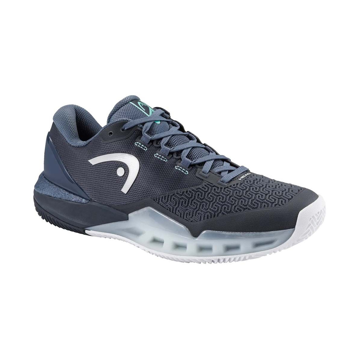 Scarpe Head Revolt Pro 5.0 Padel Suola a Spina di Pesce Nero / Blu