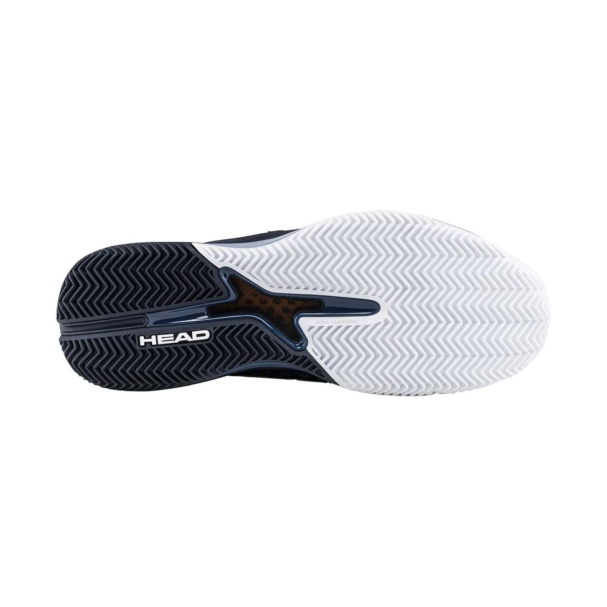 Scarpe Head Revolt Pro 5.0 Padel Suola a Spina di Pesce Nero / Blu
