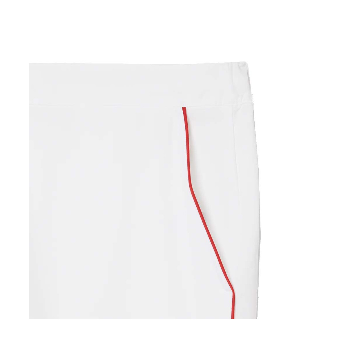 Short Lacoste Squadra Francia Padel Bianco