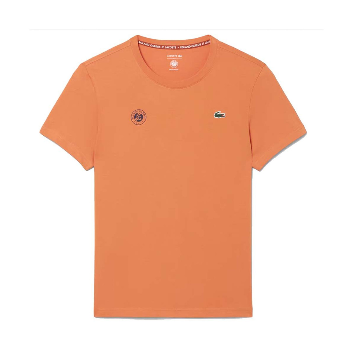Maglietta Lacoste Padel Roland Garros Arancione