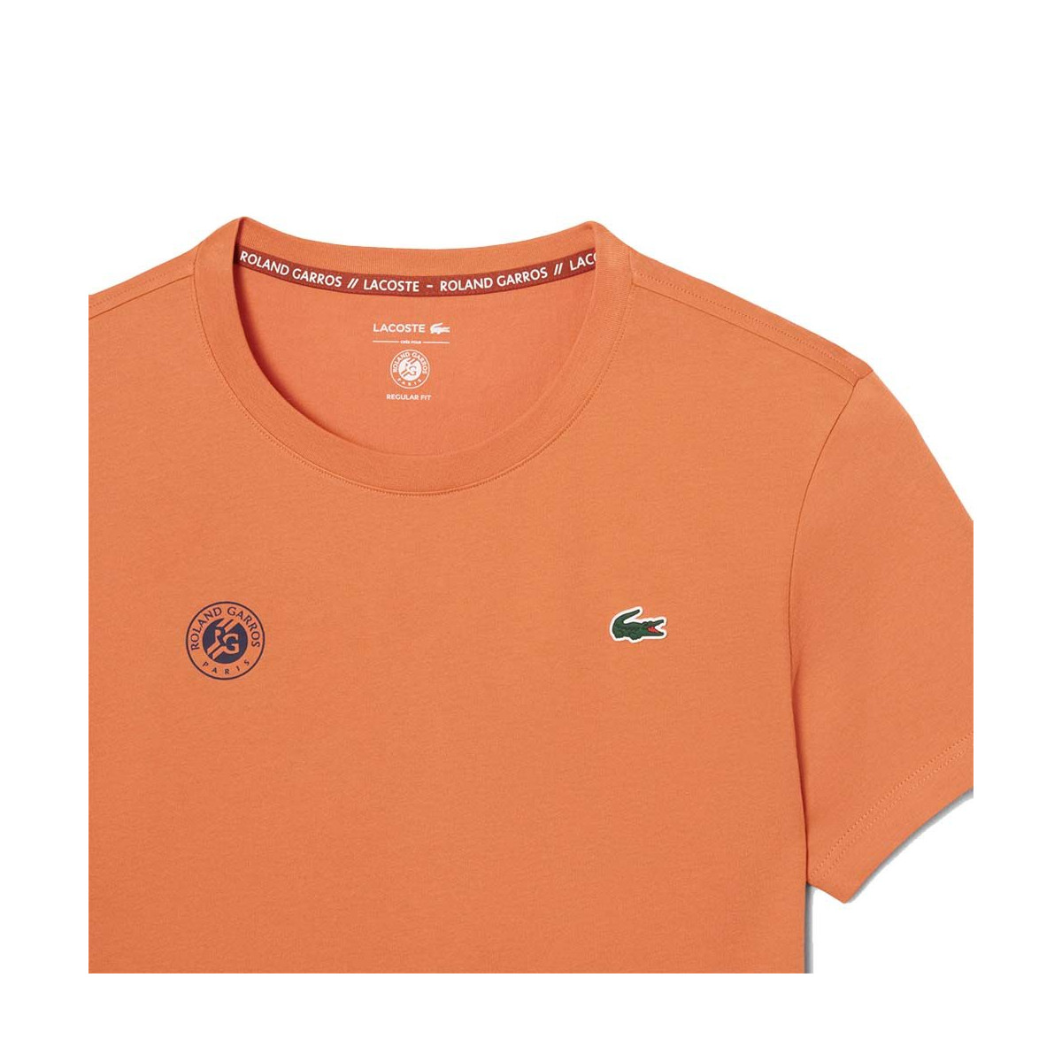Maglietta Lacoste Padel Roland Garros Arancione