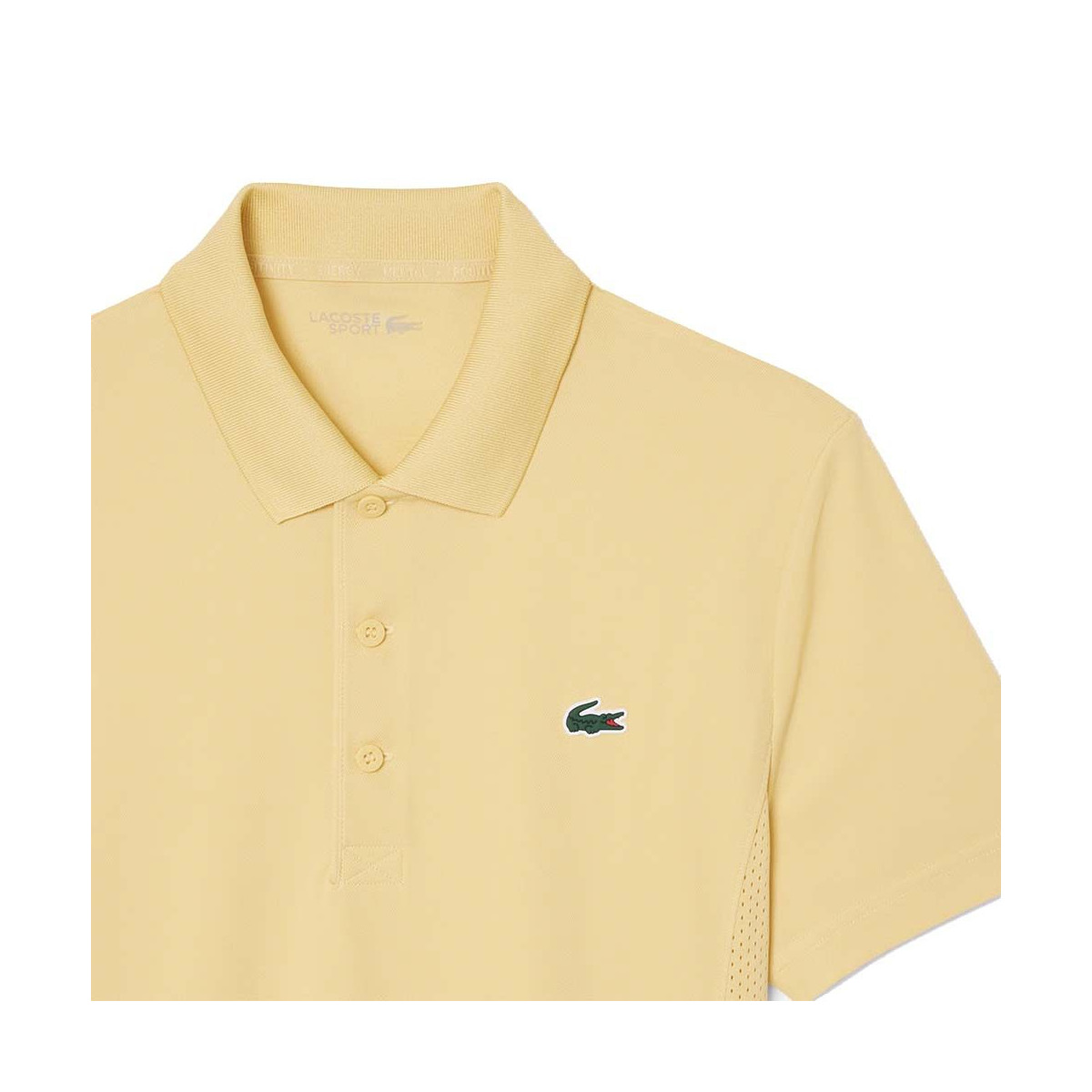 Polo Lacoste Padel Novak Djokovic Giallo