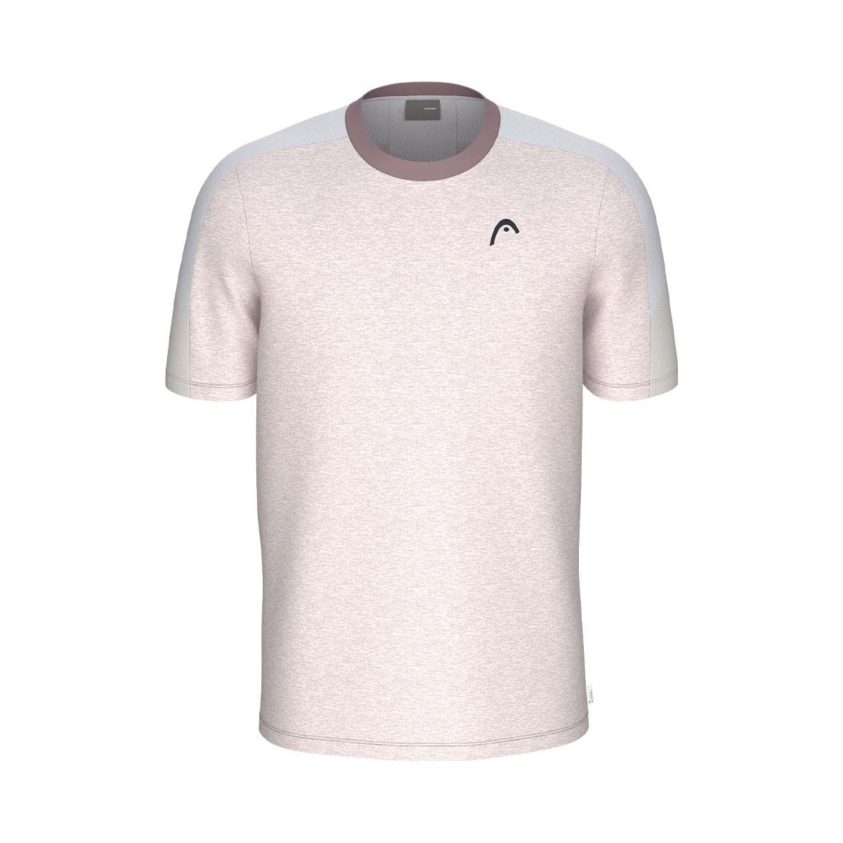 Maglietta Head Play Tech 26 Padel Rosa Mélange