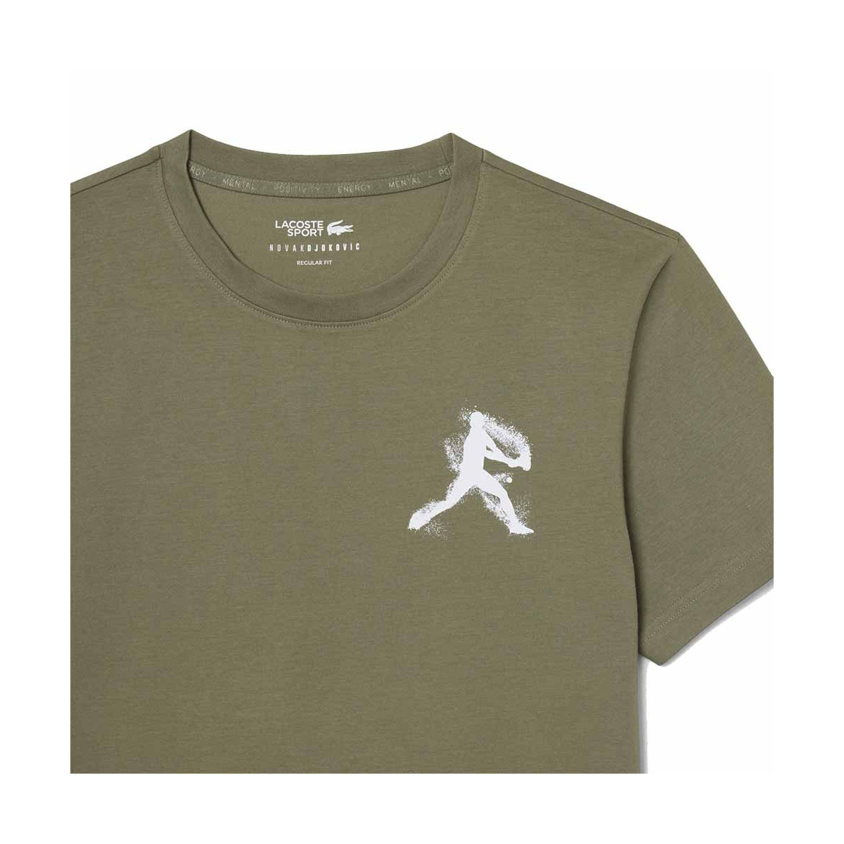 Set T-shirt + Cappellino Lacoste Padel x Novak Djokovic Kaki