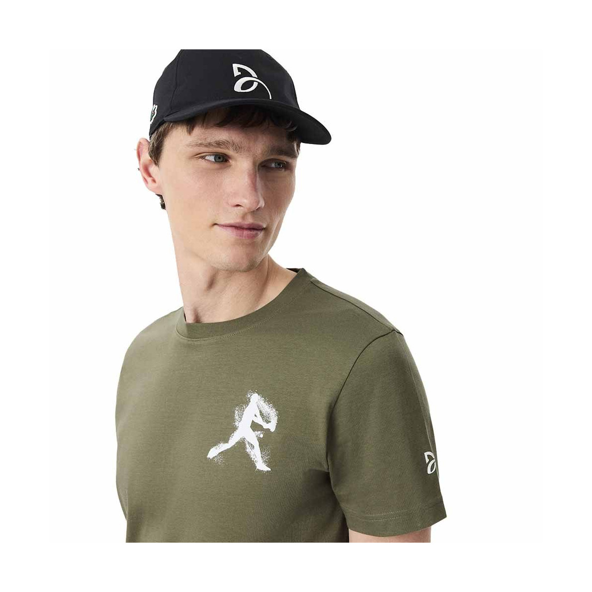 Set T-shirt + Cappellino Lacoste Padel x Novak Djokovic Kaki