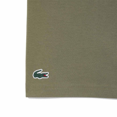 Set T-shirt + Cappellino Lacoste Padel x Novak Djokovic Kaki