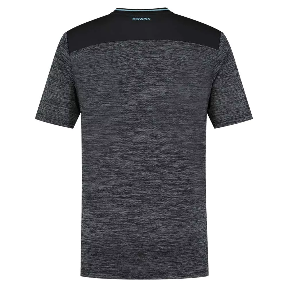 K-Swiss Hypercourt Double Crew Nero T-shirt