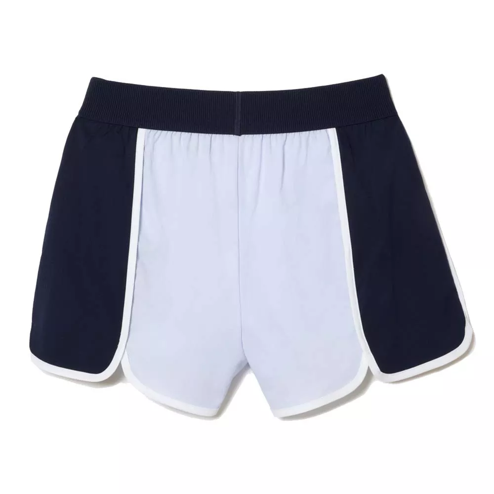 Pantaloncini Lacoste Performance Roland Garros da donna gialli