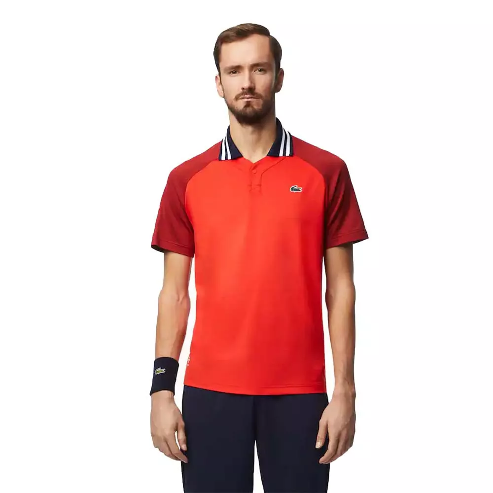 Polo Lacoste Tennis Melbourne Daniil Medvedev Verde