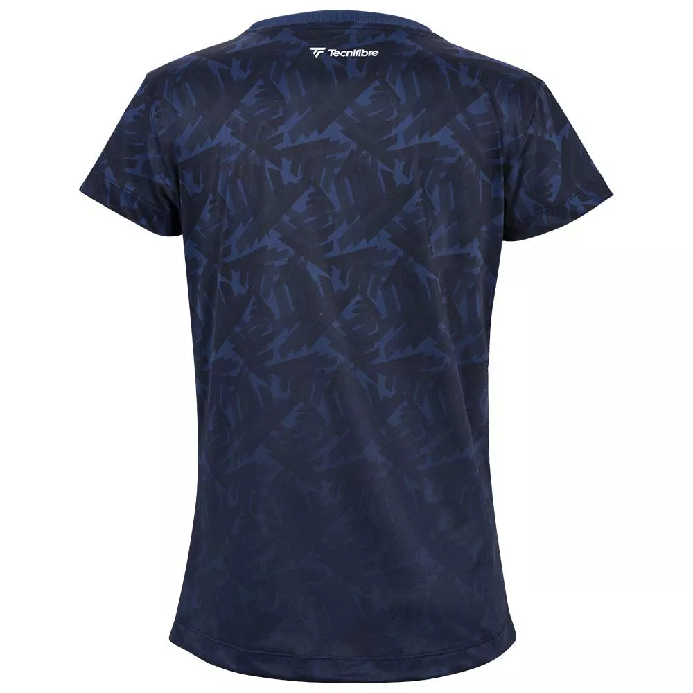 T-Shirt Tecnifibre Team Tech Donna Blu Navy