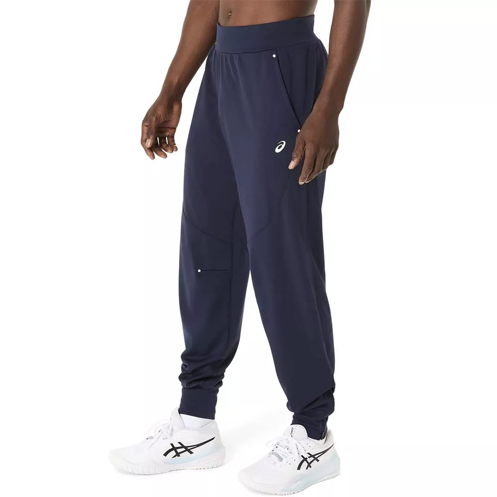 Pantaloni Asics Logo Navy Blu