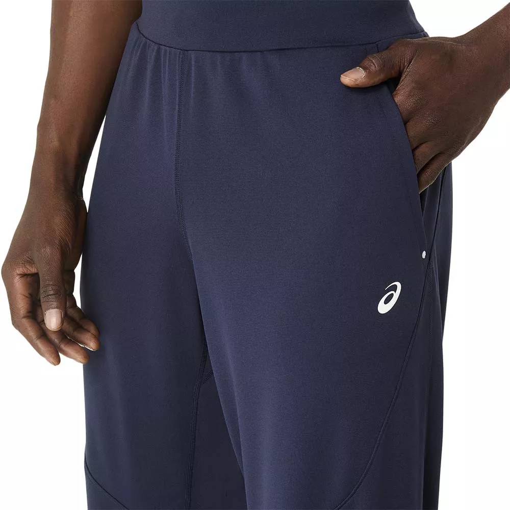 Pantaloni Asics Logo Navy Blu
