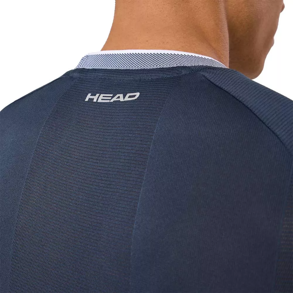 T-Shirt Head Performance Bianco / Navy