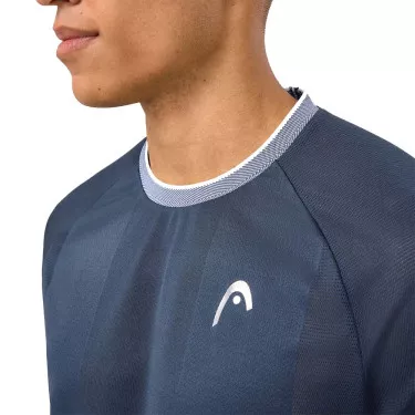 T-Shirt Head Performance Bianco / Navy