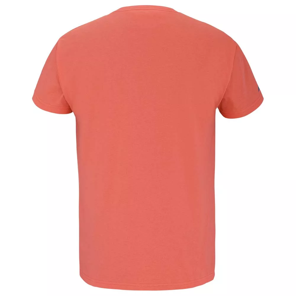 T-Shirt Babolat Exercise Big Flag Blu/Arancione