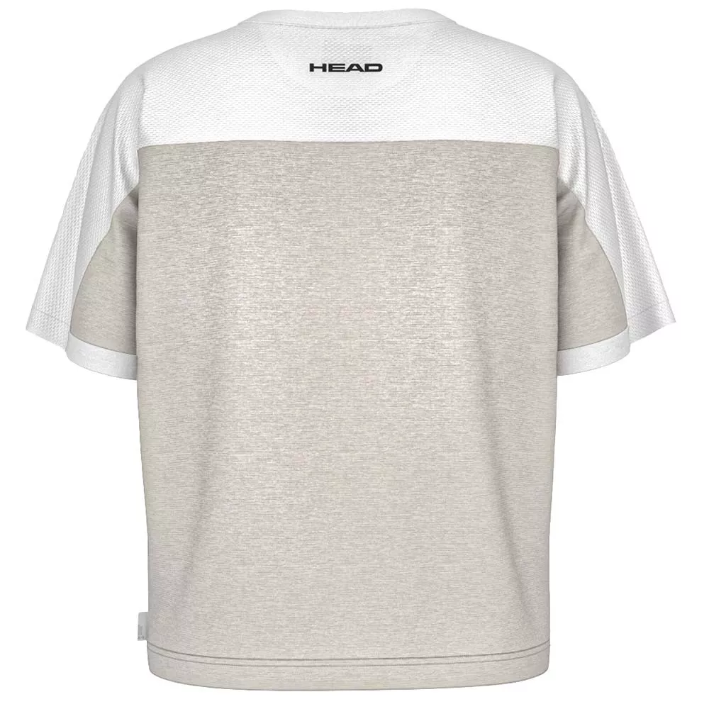 T-Shirt Head Padel Tech Donna Grigio / Navy Blu