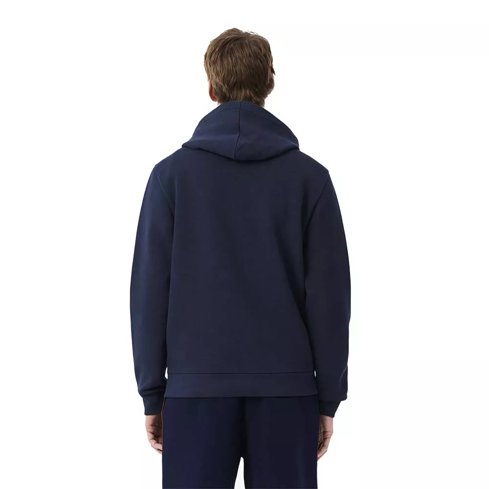 Felpa con cappuccio Lacoste Roland Garros Club Navy blu