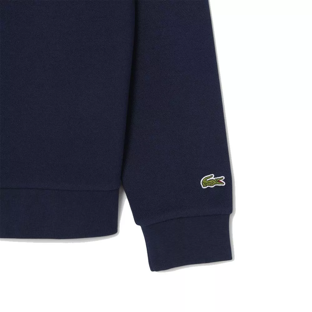 Felpa con cappuccio Lacoste Roland Garros Club Navy blu