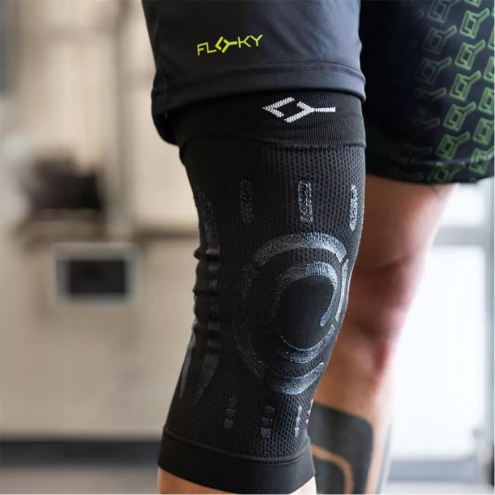 Ginocchiera Floky Knee Support Sinistra Nera