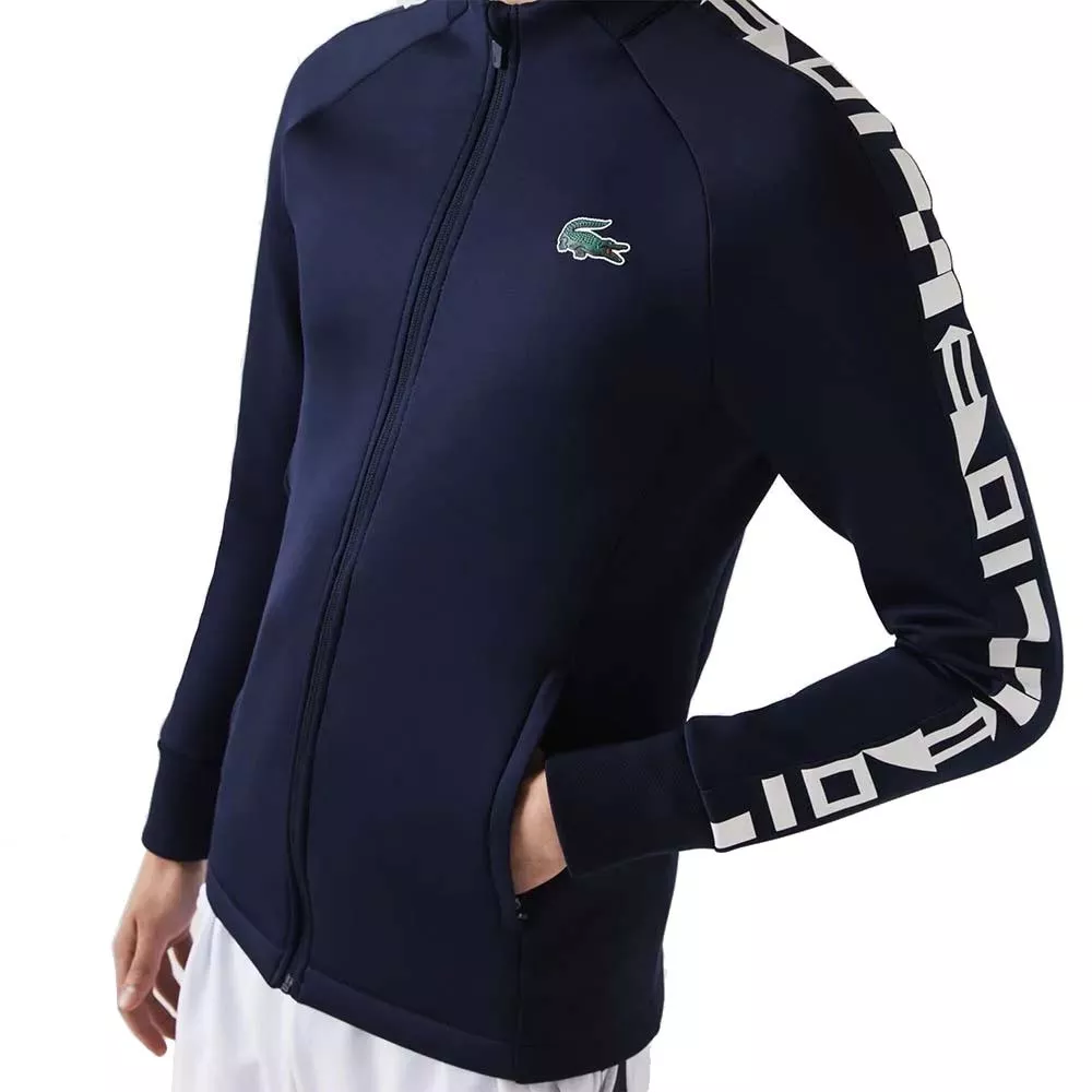 Giacca con zip Lacoste Tennis Sportsuit Blu navy