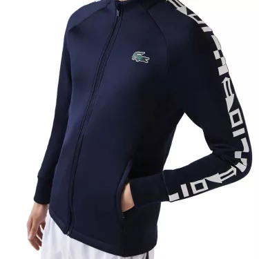 Giacca con zip Lacoste Tennis Sportsuit Blu navy