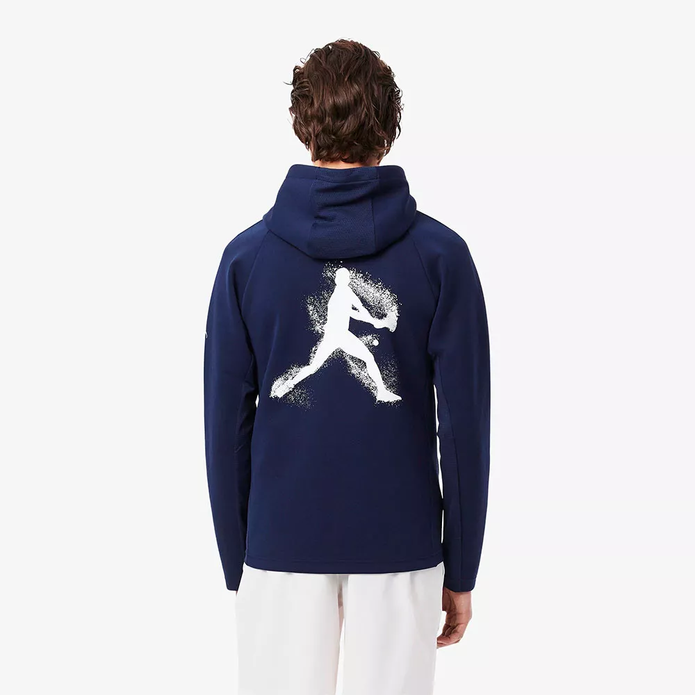 Giacca con zip Lacoste Roland Garros Blu navy