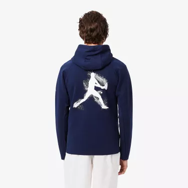 Giacca con zip Lacoste Roland Garros Blu navy