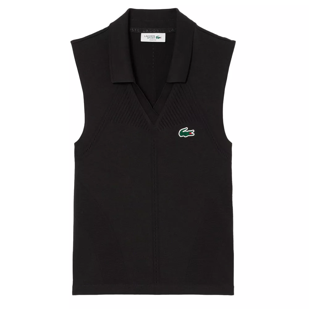 Polo Donna Lacoste Sleeveless Blu